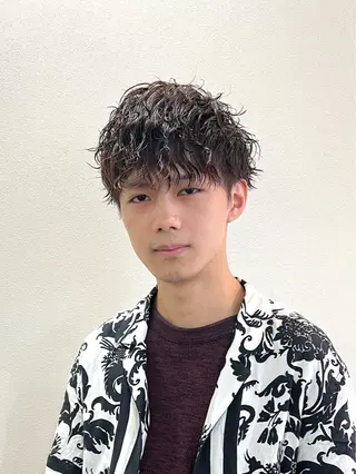 パーマ メンズ 茅ヶ崎パーマ特化/ スパイラル/ハルキのヘアスタイル