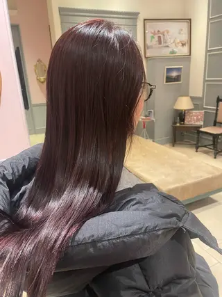 カラー カットモデル ヨネダのヘアスタイル