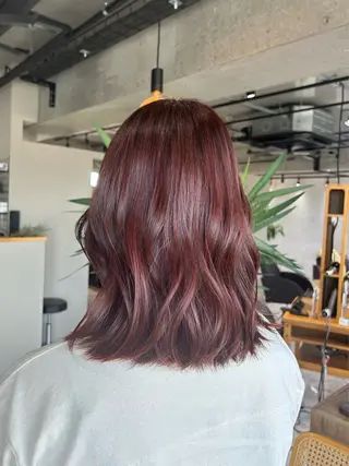 カラー Plume.所属・おおひら ののはのヘアスタイル