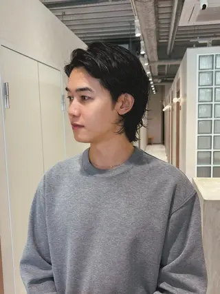 パーマ メンズ メンズパーマ/メンズ カット　田中気理真のヘアスタイル