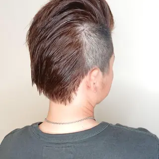 メンズ カラー パーマ ヘアアレンジ ブリーチ/ヘアケア/ 艶髪/イギチハルのヘアスタイル