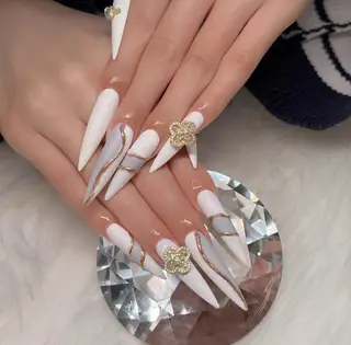 ロング カラー Bling Salonのネイルデザイン