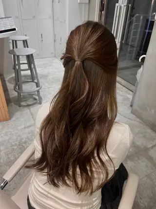 ロング 透明感カラー🪽 ゆうかのヘアスタイル