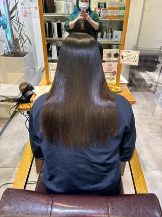 ロング パーマ BLENDby happiness所属・KAORU/絹髪 /髪質改善/奈良のヘアスタイル