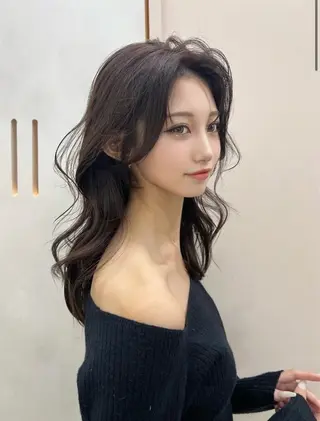 ミディアム カラー Zina 梅田店 レイヤー/Miyuのヘアスタイル