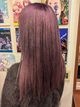 ロング カラー fuwat所属・秋葉原でカラーする なら🐉ちぇーたんのヘアスタイル