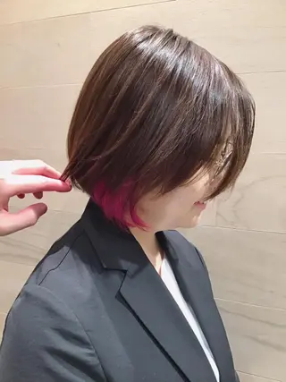 ショート カラー 生田 博紀のヘアスタイル