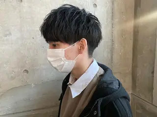 パーマ メンズ 大人っぽ♡上品な暖色 ♡ブリーチなし♡のヘアスタイル