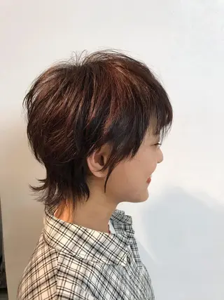 ショート カラー 平田 健一のヘアスタイル