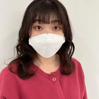 ミディアム カラー SOYON 🤍CHIZU🤍.のヘアスタイル
