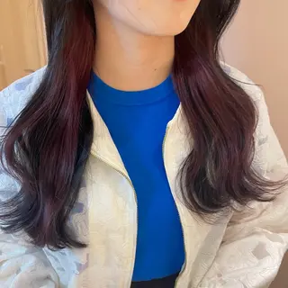 ロング マホ/日吉/髪質改善 /レイヤー/ガーリーのヘアスタイル