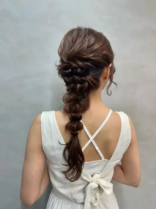 ヘアアレンジ charm《銀座》 ヘアセット/縮毛矯正のヘアスタイル