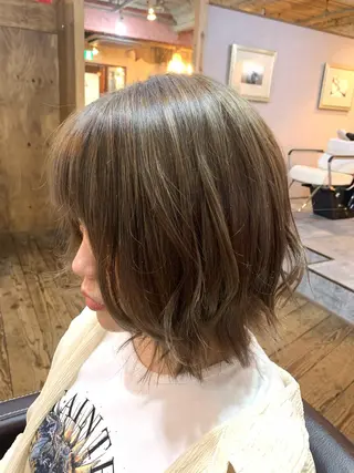 ミディアム 🦋艶モテカラー/ヘ アセット🦋YURIのヘアスタイル