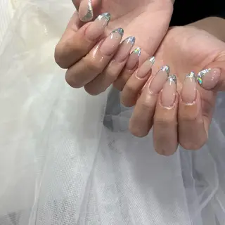 ネイル Ray. ちゅるん系ニュアンスのネイルデザイン