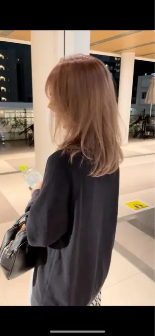 ミディアム カラー クドウレイ fifth渋谷のヘアスタイル