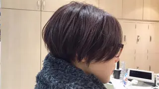 ショート カラー ウエモト　タク ショート/レイヤーのヘアスタイル