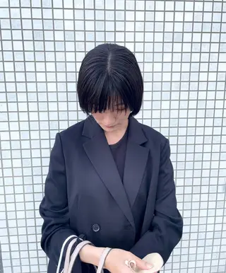 ショート ヒナゴ トヨカズのヘアスタイル