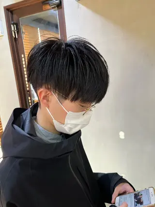 メンズ アキト/ メンズ/透明感暗髪のヘアスタイル