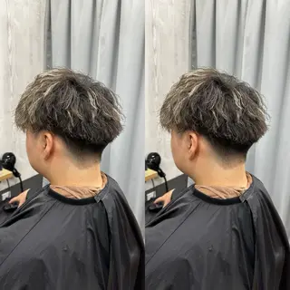 ミディアム メンズカット/ メンズパーマ/塚本のヘアスタイル