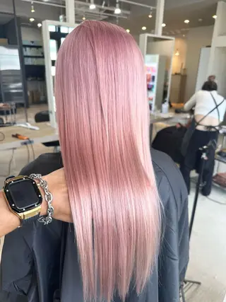 ロング カラー 井上 一平のヘアスタイル