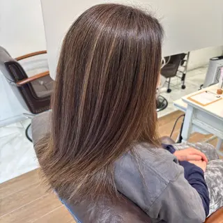 セミロング 白髪染め /増田桃子のヘアスタイル