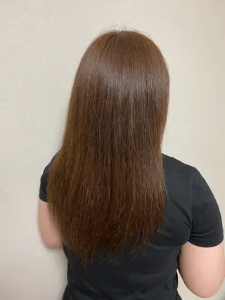 セミロング カラー 千壽 ちよのヘアスタイル