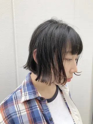 ショート カラー ノグチ ユウキ/ボブのヘアスタイル
