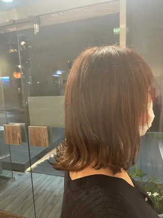 ミディアム ハイトーン ／ レイヤー/吉田陸斗のヘアスタイル