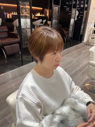 ショート ヘアーメイクWiLL梅田店所属・3月オーディション 目前/荒堀 結香のヘアスタイル
