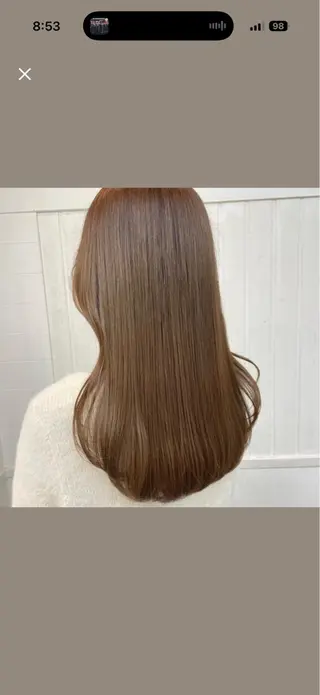 ロング カラー 盛れる艶カラー× レイヤーカット/咲来のヘアスタイル