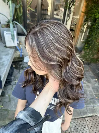 セミロング Dimo＆所属・レイヤーカット /ダイスケのヘアスタイル