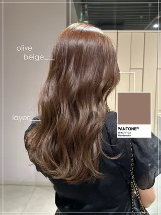 カラー Un ami omotesando 【アンアミ　オモテサンドウ】所属・RIKO/暖色カラー /縮毛矯正/ミニボブのヘアスタイル