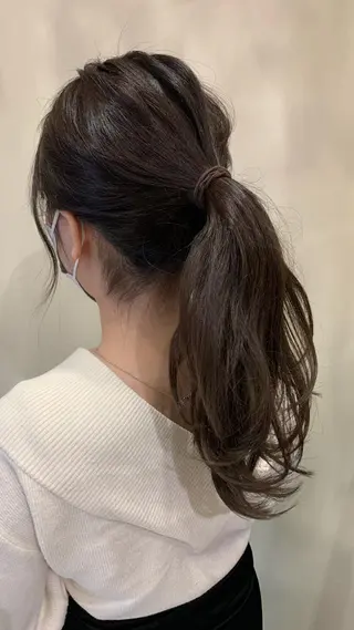 セミロング カラー ヘッドスパ/栄 /久屋大通/岡戸のヘアスタイル