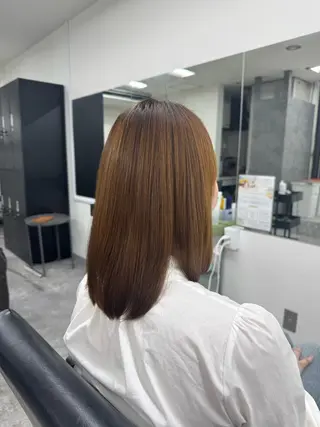 ミディアム Eir 神戸所属・髪質改善/縮毛矯正 長井 美佐子のヘアスタイル
