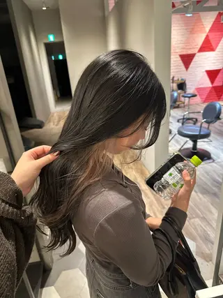 カラー モデル募集‎🤍 あゆみ🎀のヘアスタイル