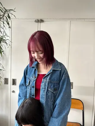 ミディアム カラー 小木曽智美 /ボブ/ショートのヘアスタイル