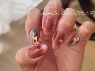 ネイル ヘアーサロン大野所属・nailsalon SWATiのネイルデザイン