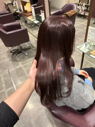 カラー LaBless あべのキューズモール所属・ヘアセット/艶カラー /まつげパーマ/りおのヘアスタイル