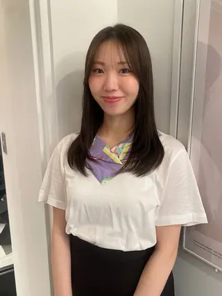 セミロング カラー riria/ボブ /ブラウンカラー🎀のヘアスタイル