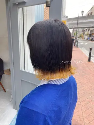 ミディアム カラー レイヤーカット/艶髪 🌈高橋遥香🌈のヘアスタイル