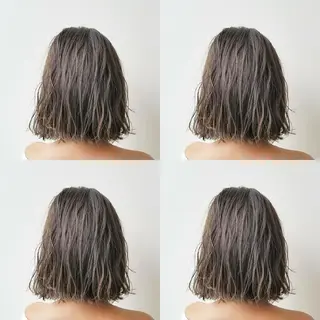 ミディアム カラー パーマ ヘアアレンジ iplus✴ まつげ、眉毛、耳つぼのマツエク・マツパデザイン