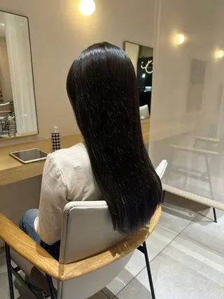ロング 和田 あおいのヘアスタイル