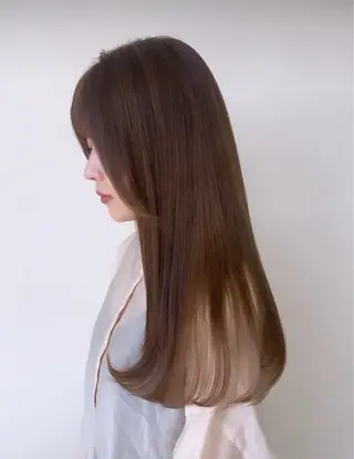 ロング カラー Happiness王寺店所属・ボブ、韓国特化型 ✨中野悠のヘアスタイル