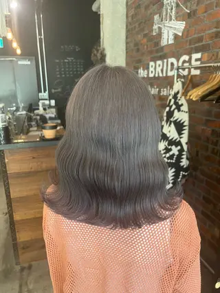 セミロング カラー Rino kanayama所属・Rino 金山 ／ 宮澤 萌のヘアスタイル