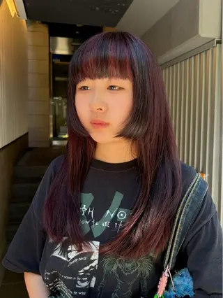 セミロング カラー ウルフカット/パーマ mayo🌛🌀のヘアスタイル