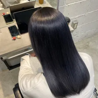 セミロング カラー はなか こうすけのヘアスタイル