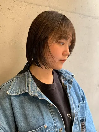 ショート カラー 似合わせウルフ/ レイヤー/山本祐輔のヘアスタイル