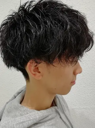 メンズ パーマ Ash 店長 木村 和人のヘアスタイル