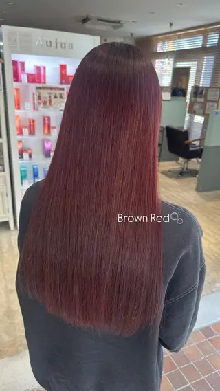 ロング カラー 坂庭 美夢のヘアスタイル