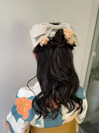 ヘアアレンジ デザインカラー 🎀REINA🎀のヘアスタイル